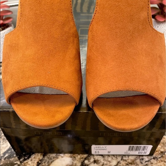 Moda Spana Kelly Cognac Heels - Picture 3 of 8